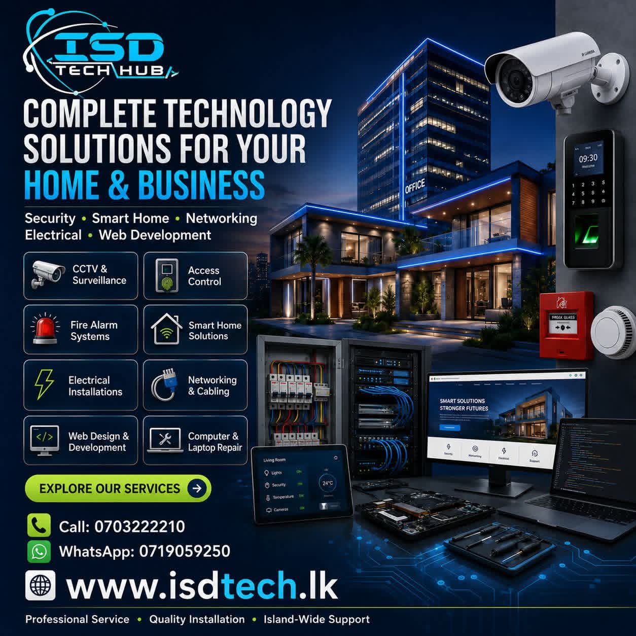 Professional CCTV Camera Installation & Security Solutions – ISD Tech Hub
