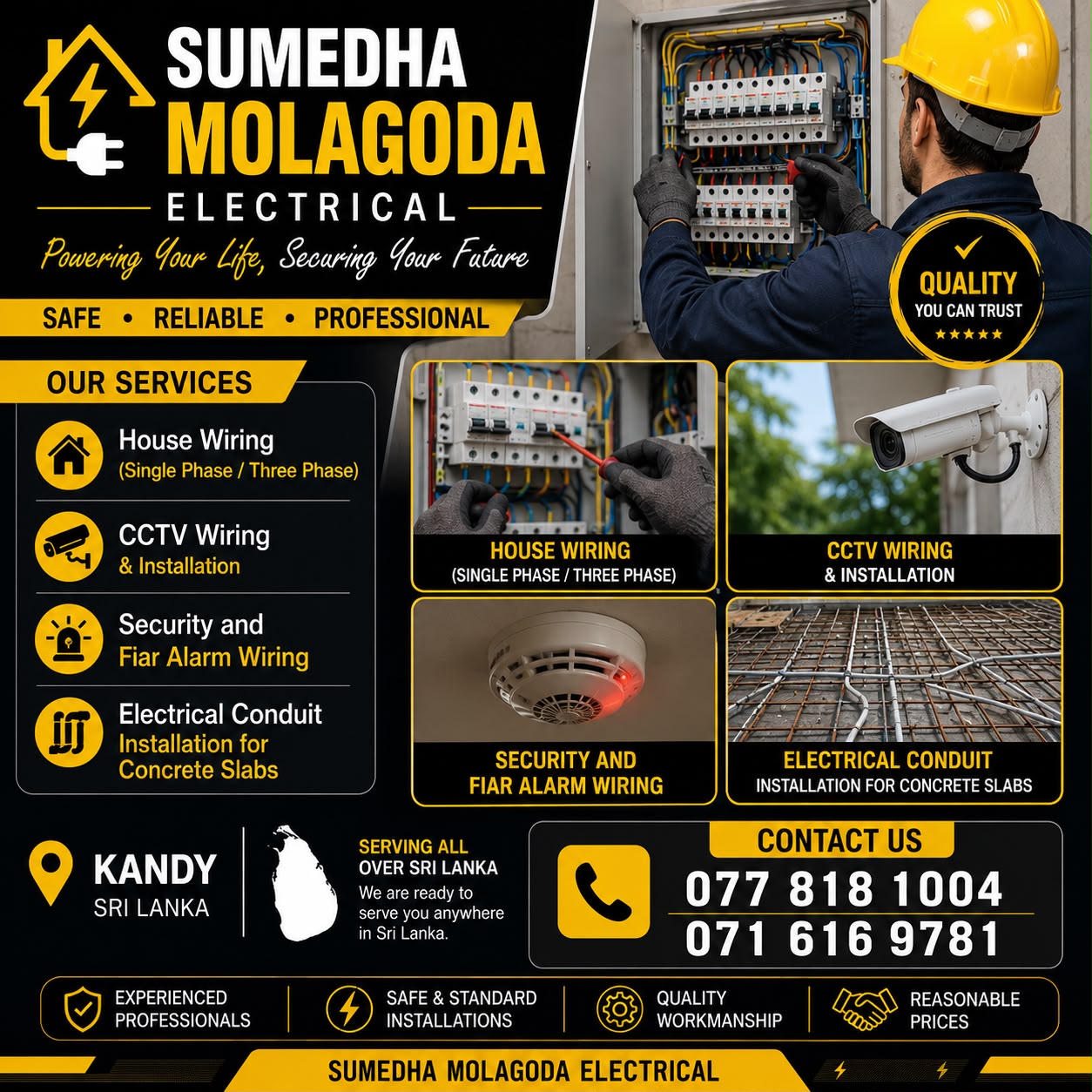 Professional Electrical Services in Sri Lanka